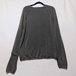 Express Men's Crew Neck Long Sleeve Cotton Shirt Large